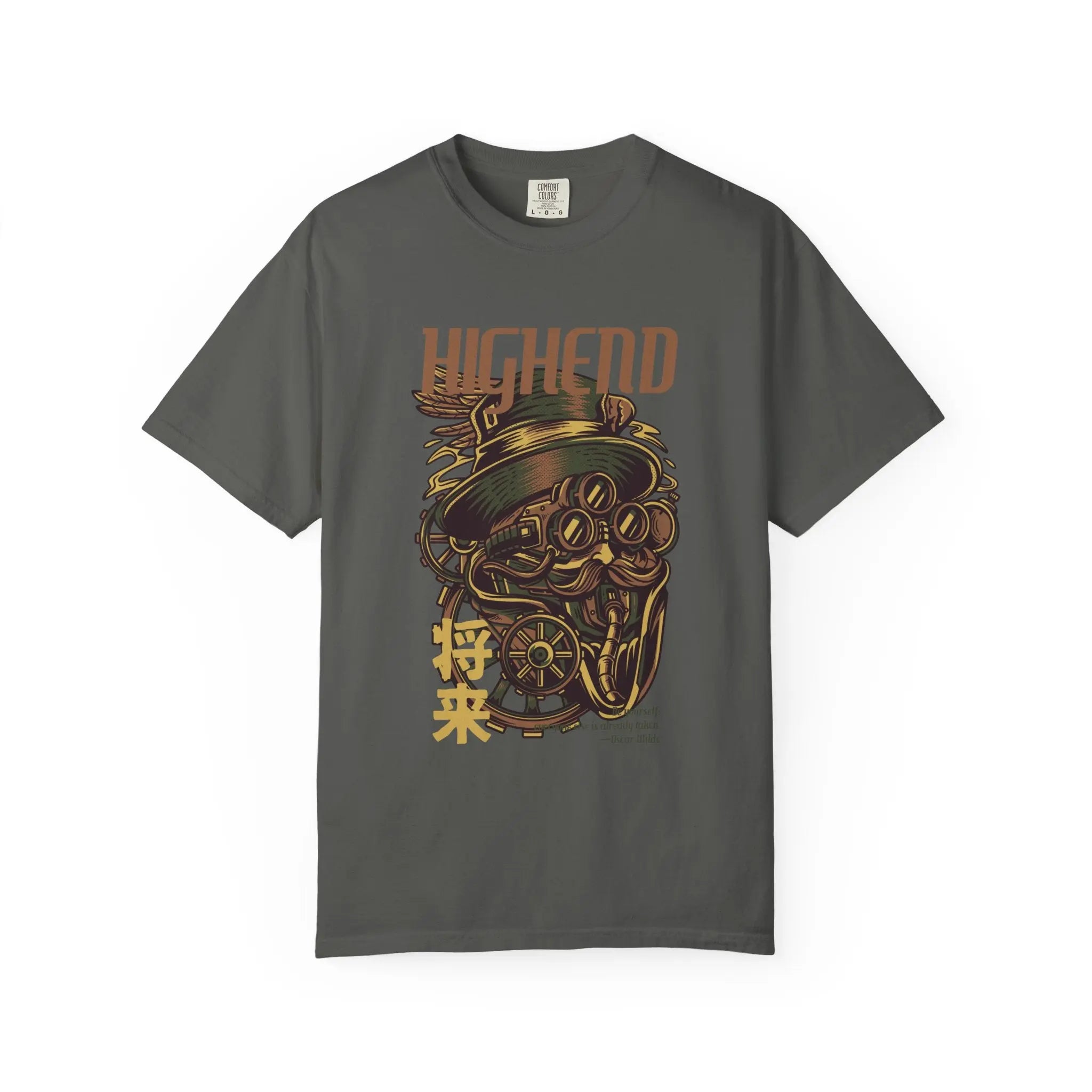 Steampunk Man Future Inspired Cool Graphic Design T-Shirt - Sinful Threads