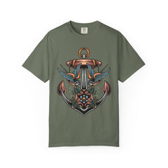 Nautical Anchor Shirt - Tattoo Style Tee, Maritime Gift