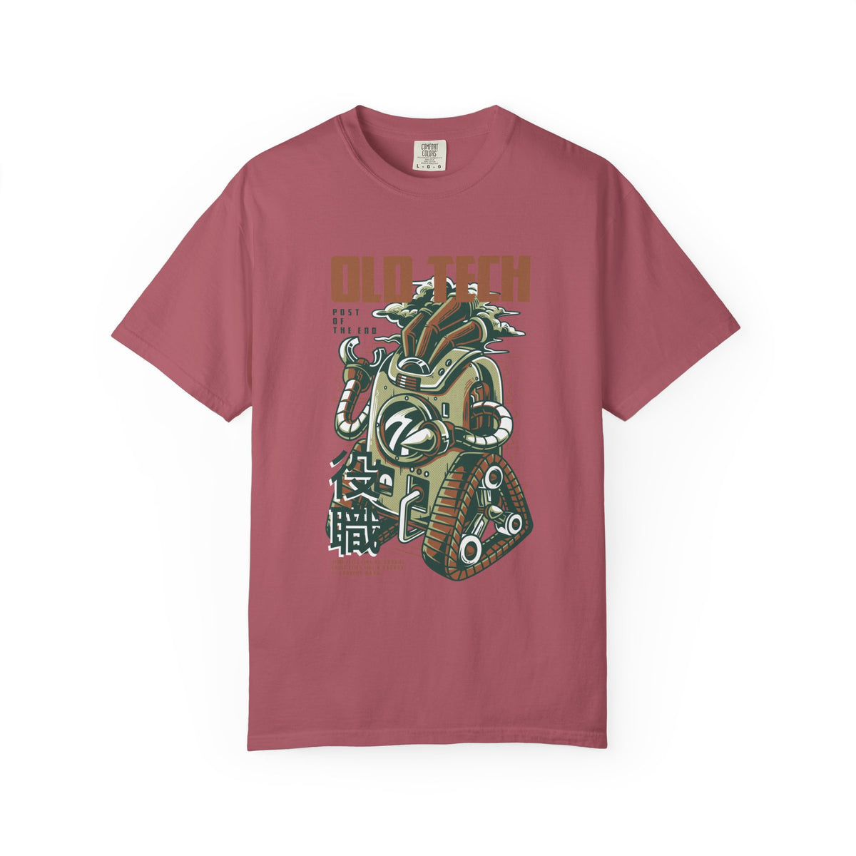Vintage Robot Post Of The End Futuristic Style T-Shirt