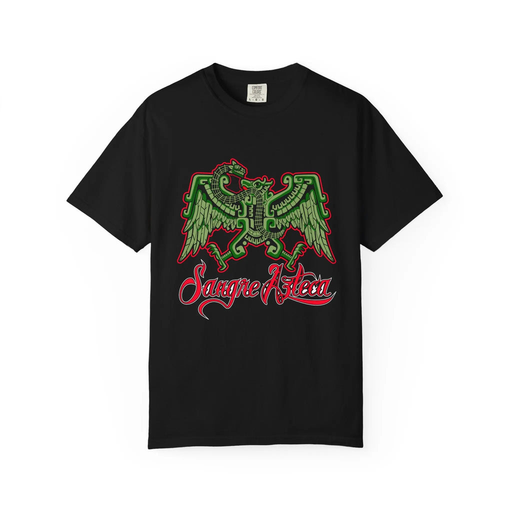 Sangre Azteca Tee - Mexican Pride Aztec Eagle Heritage - Sinful Threads