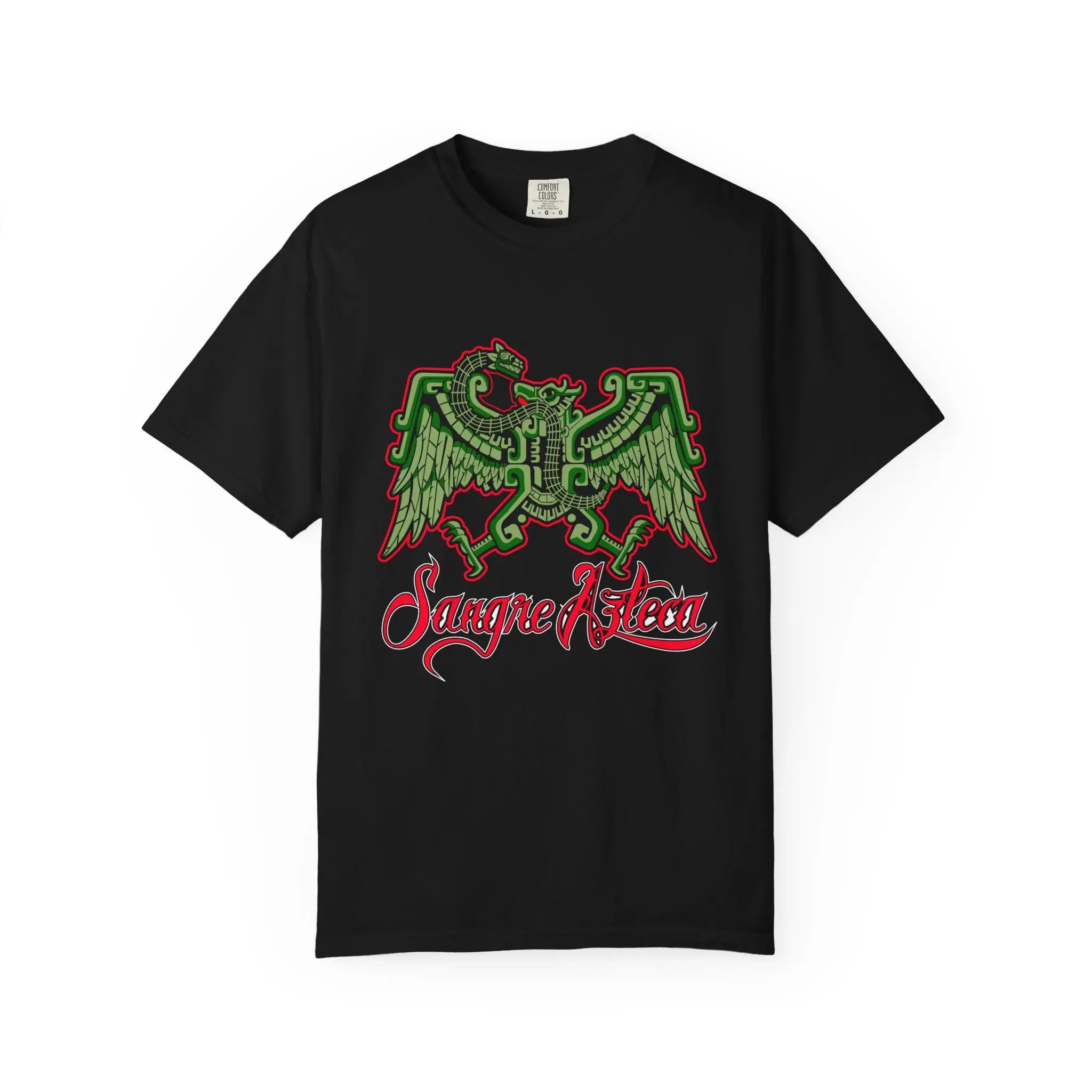 Sangre Azteca Tee - Mexican Pride Aztec Eagle Heritage - Sinful Threads