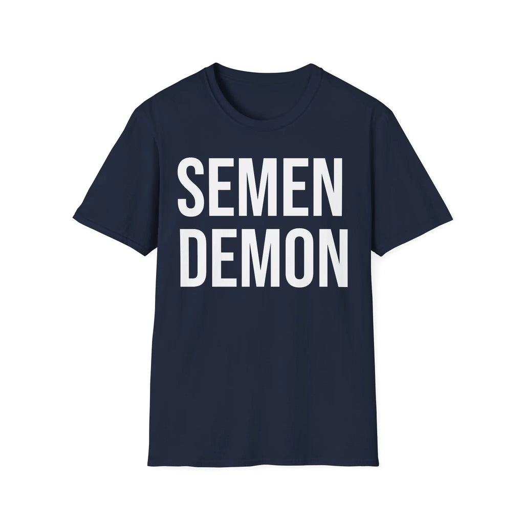 Semen Demon Tee - Adult Humor Graphic Tee Printify