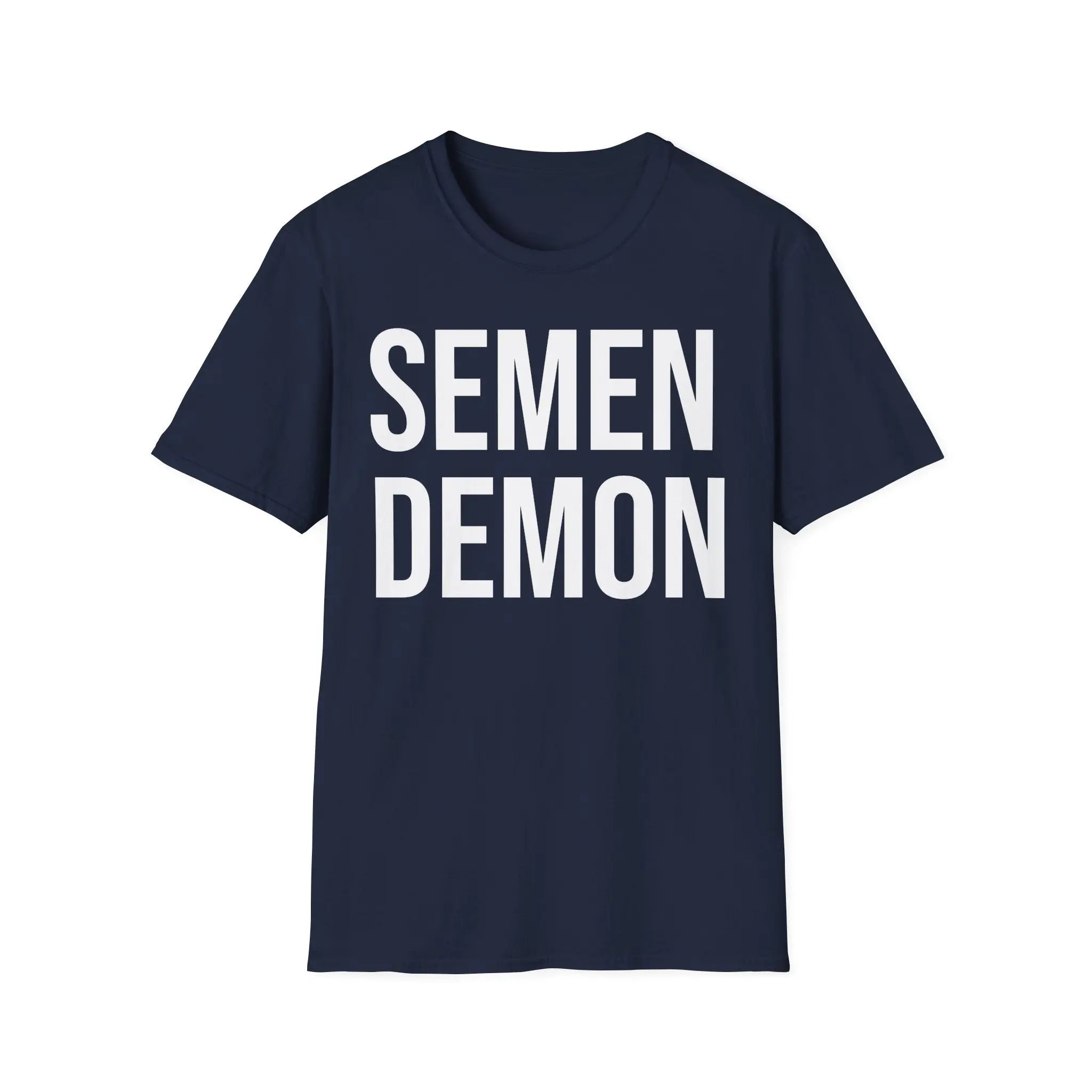 Semen Demon Tee - Adult Humor Graphic Tee Printify
