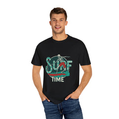 Skeleton Surfer Shirt - Surf Time Tee - Cool Beach Gift