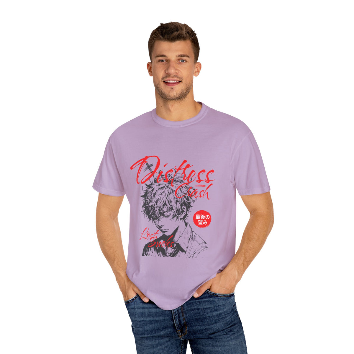 Edgy Manga Tee - Japanese Anime Graphic Streetwear