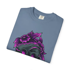 Floral Skull Gothic Tee Dark Art Alternative Fashion