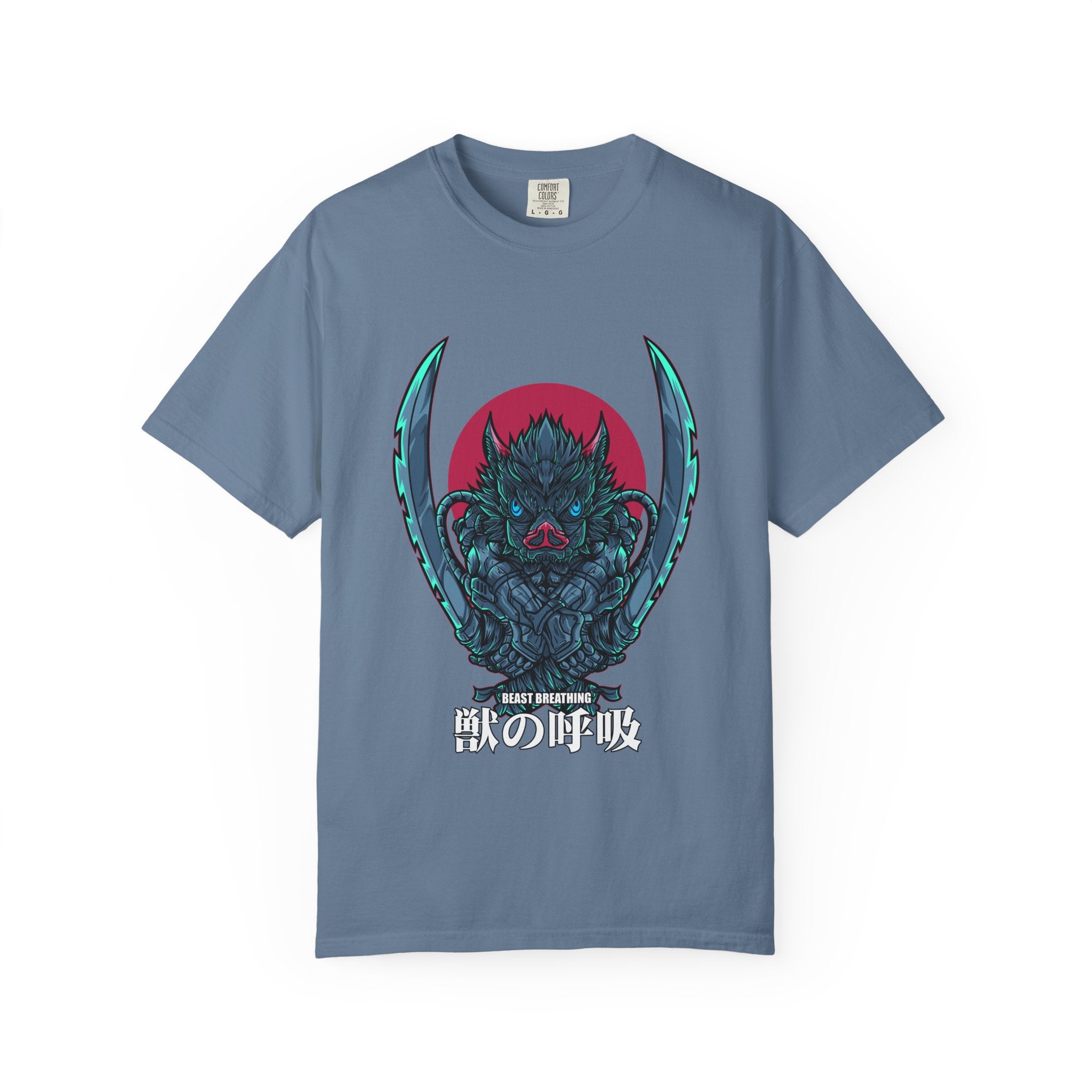 Wild Boar Beast Breathing Tee Modern Anime Graphic - Sinful Threads