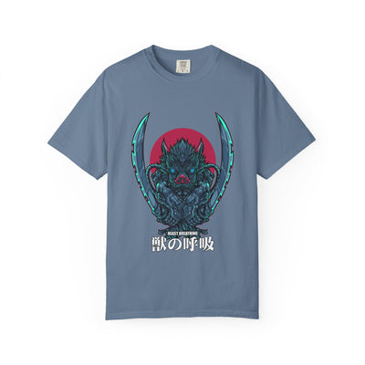 Wild Boar Beast Breathing Tee Modern Anime Graphic - Sinful Threads