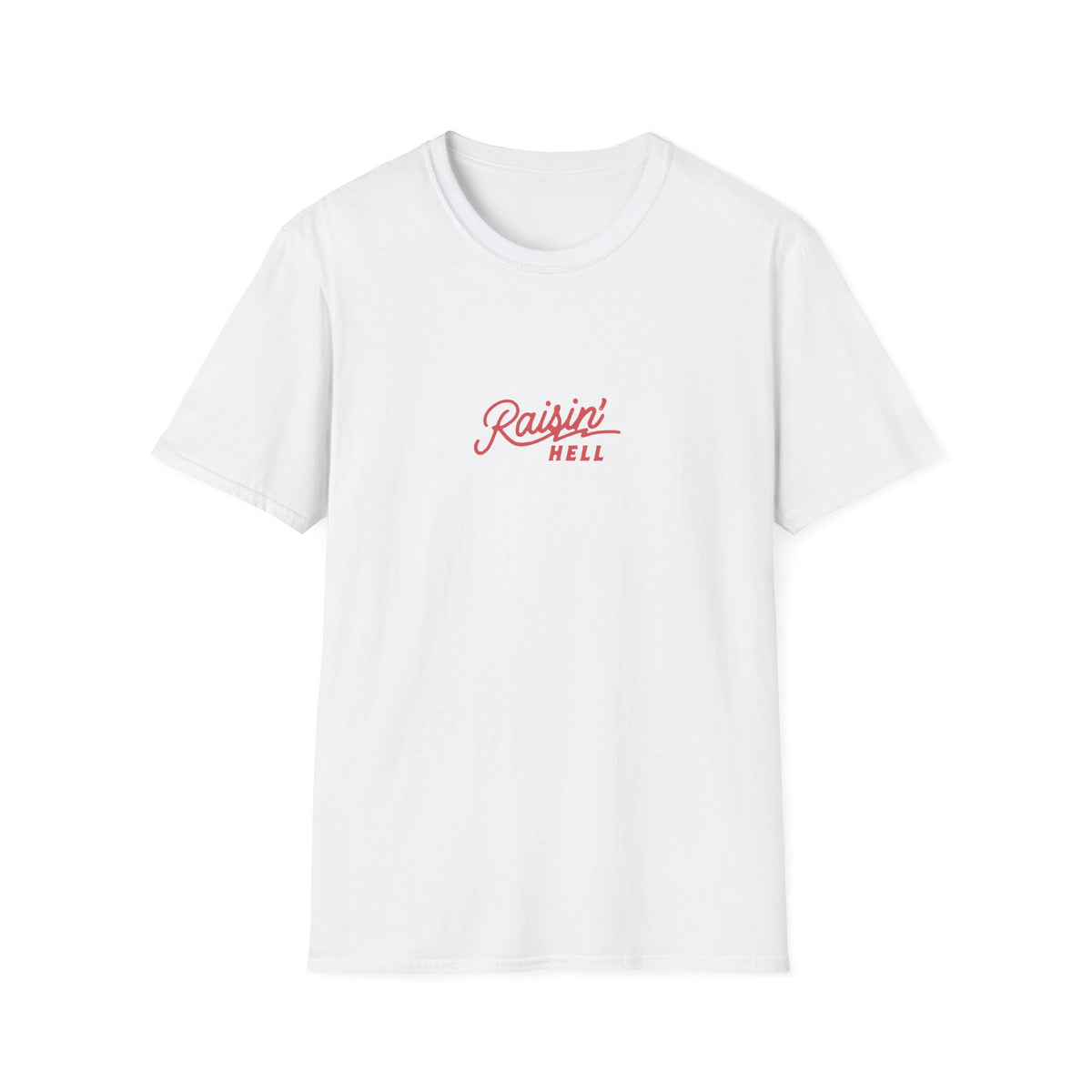 Raising Hell Graphic T-Shirt - Bold Rebellious Design Tee