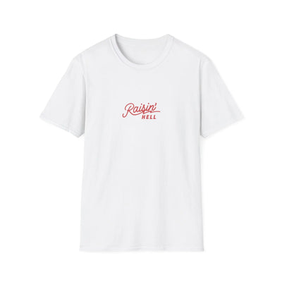 Raising Hell Graphic T-Shirt - Bold Rebellious Design Tee Printify