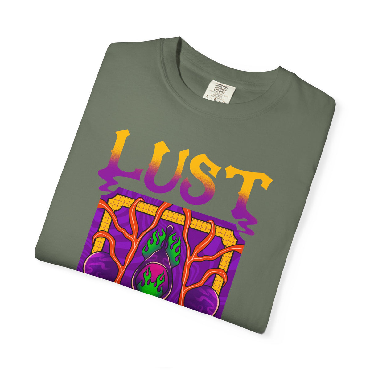 Psychedelic Art Shirt - Trippy Flame Tee - Vibrant Festival Gift