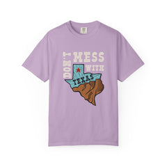 Dont Mess With Texas Map Novelty Design Humor T-Shirt