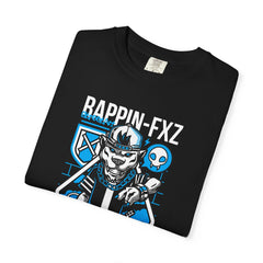 Gangster Wolf with Microphone Urban Art Drawing T-Shirt