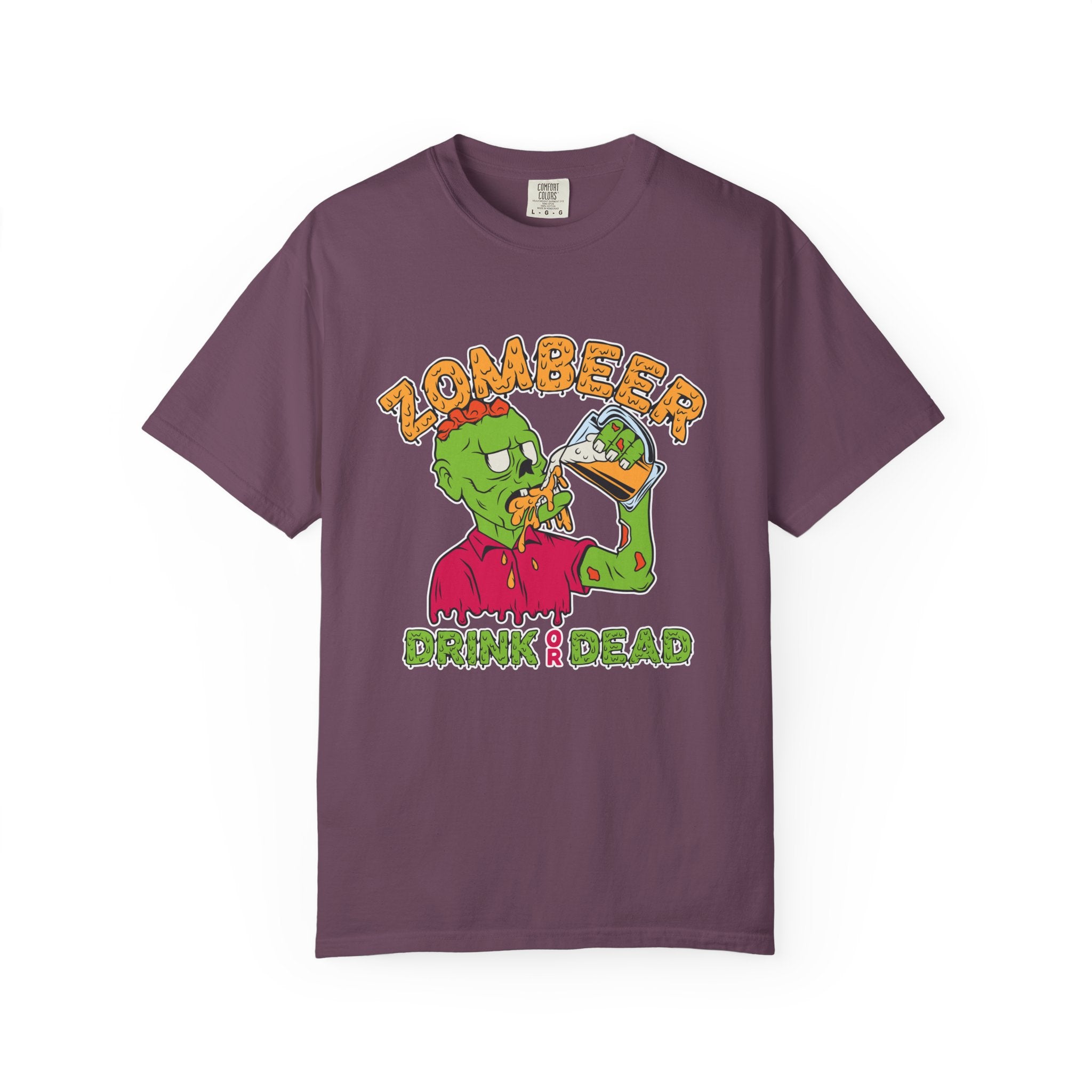 Funny Zombie Shirt - Zombeer Drink Dead Tee - Beer Gift - Sinful Threads