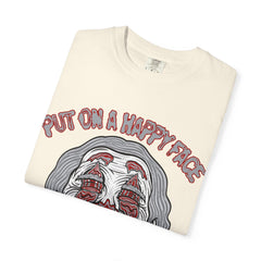 Trippy Clown Shirt - Put On Happy Face Psychedelic Tee Fun
