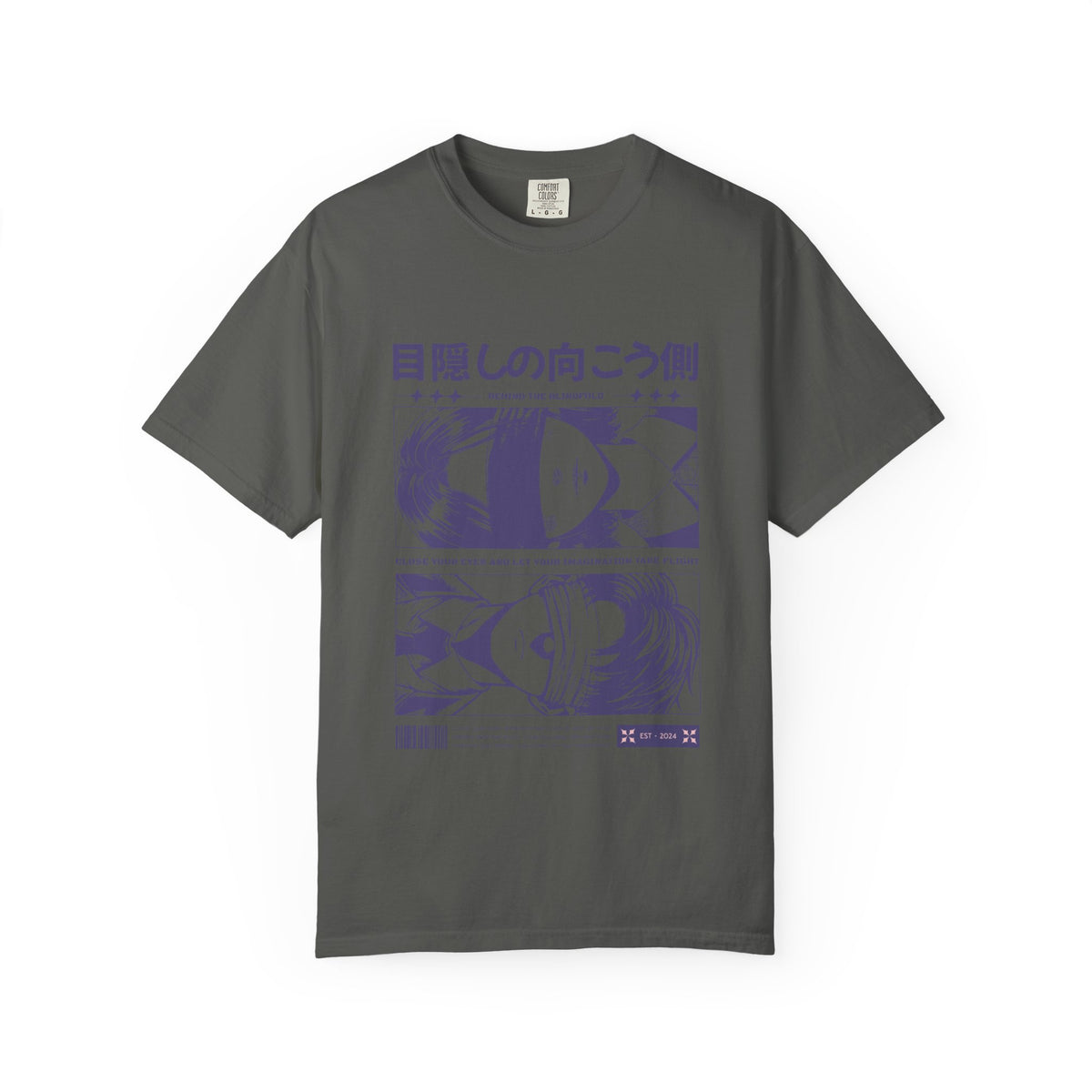 Blindfolded Anime Tee - Artistic Imagination - Dreamer Gift