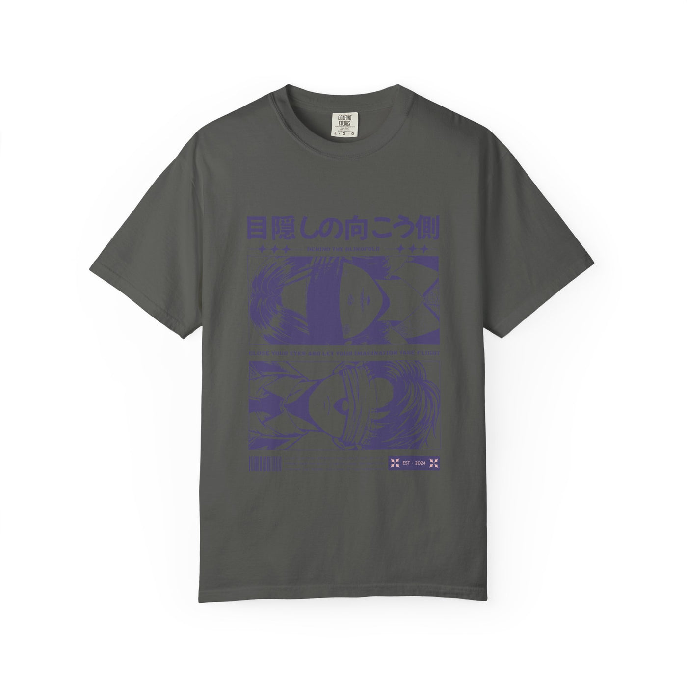 Blindfolded Anime Tee - Artistic Imagination - Dreamer Gift - Sinful Threads