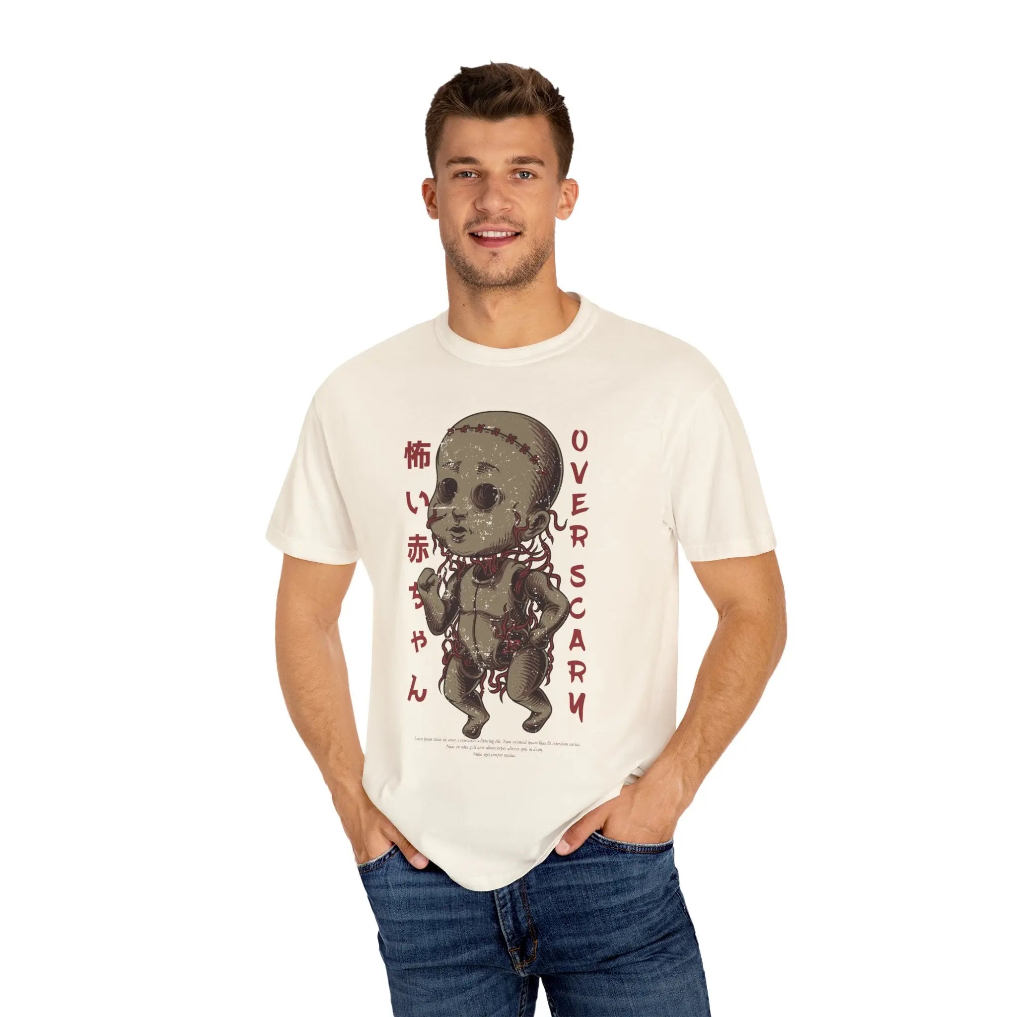 Terrifying Baby Overscary Graphic Design T-Shirt - Sinful Threads