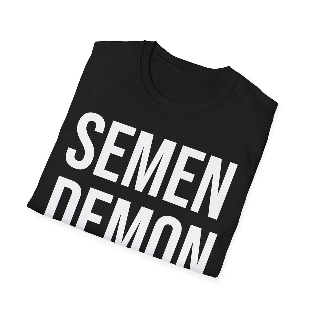 Semen Demon Tee - Adult Humor Graphic Tee Printify