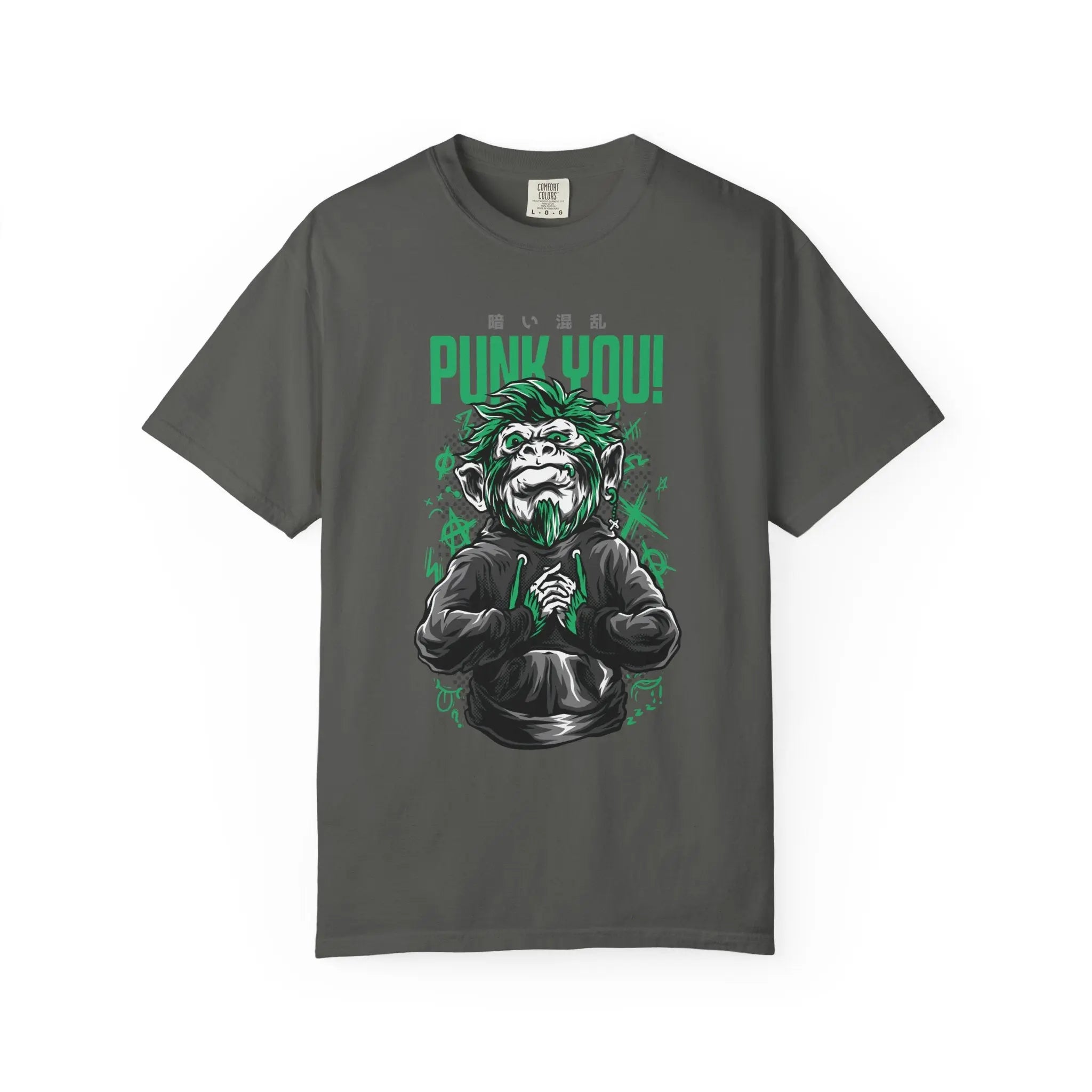 Distinctive Punk You Monkey Graphic Short Sleeve T-Shirt - Sinful Threads