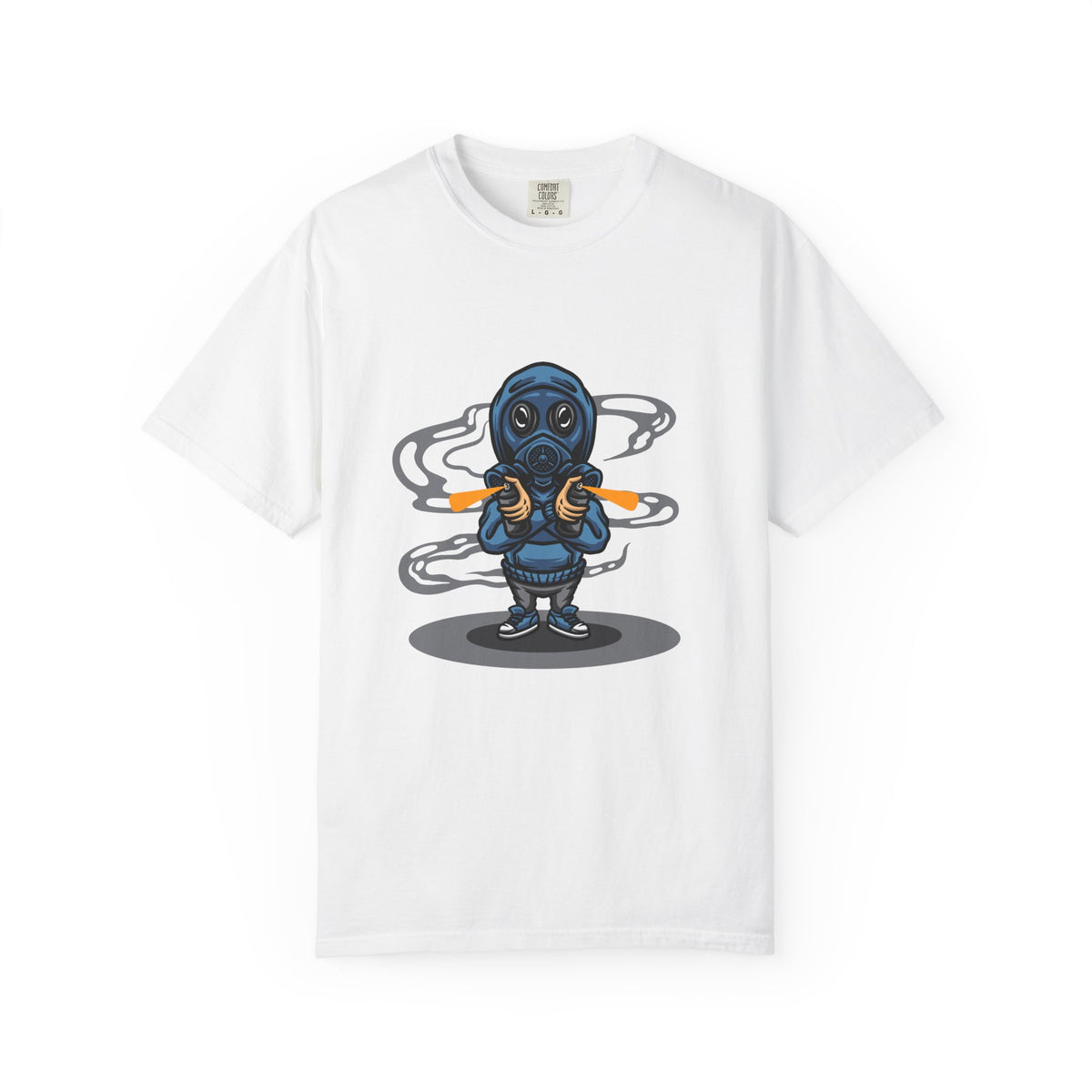 Gas Mask Graffiti Shirt - Cool Urban Streetwear - Artist Gift