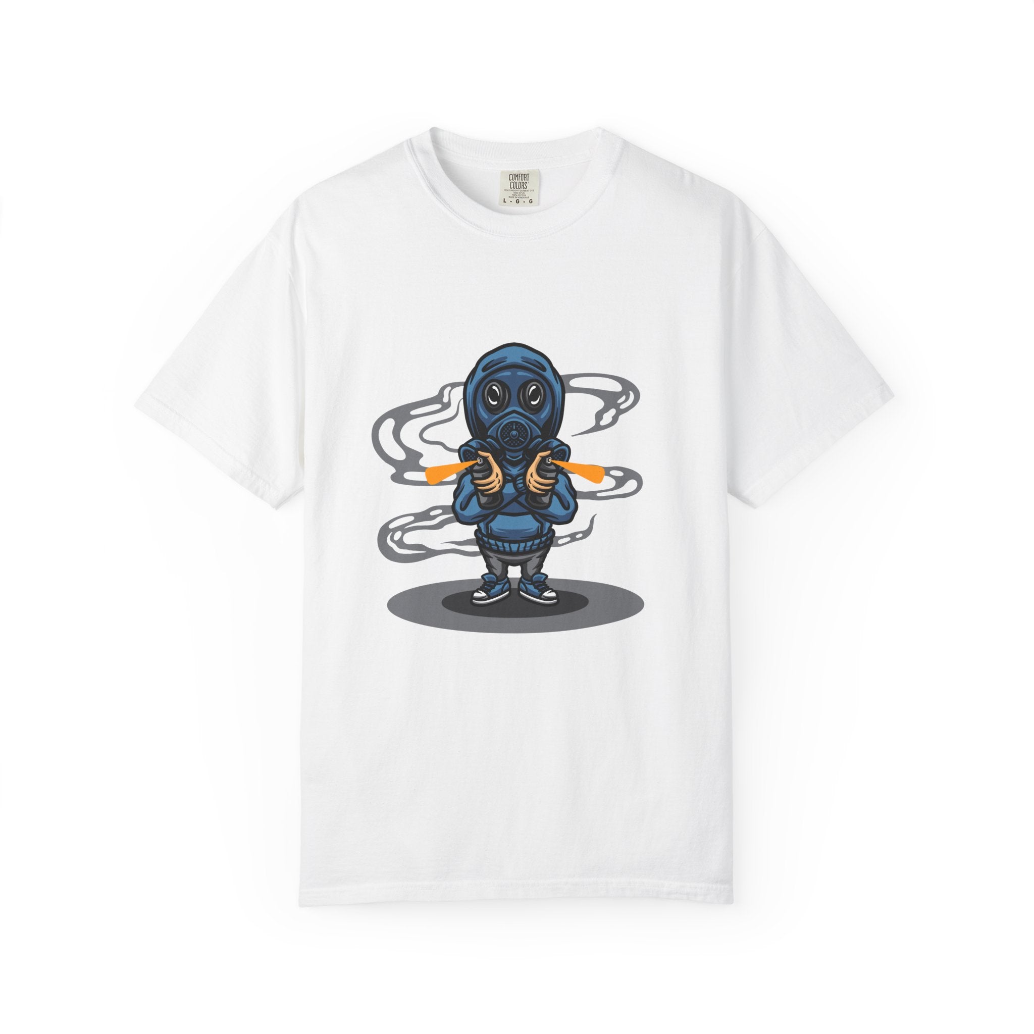 Gas Mask Graffiti Shirt - Cool Urban Streetwear - Artist Gift - Sinful Threads