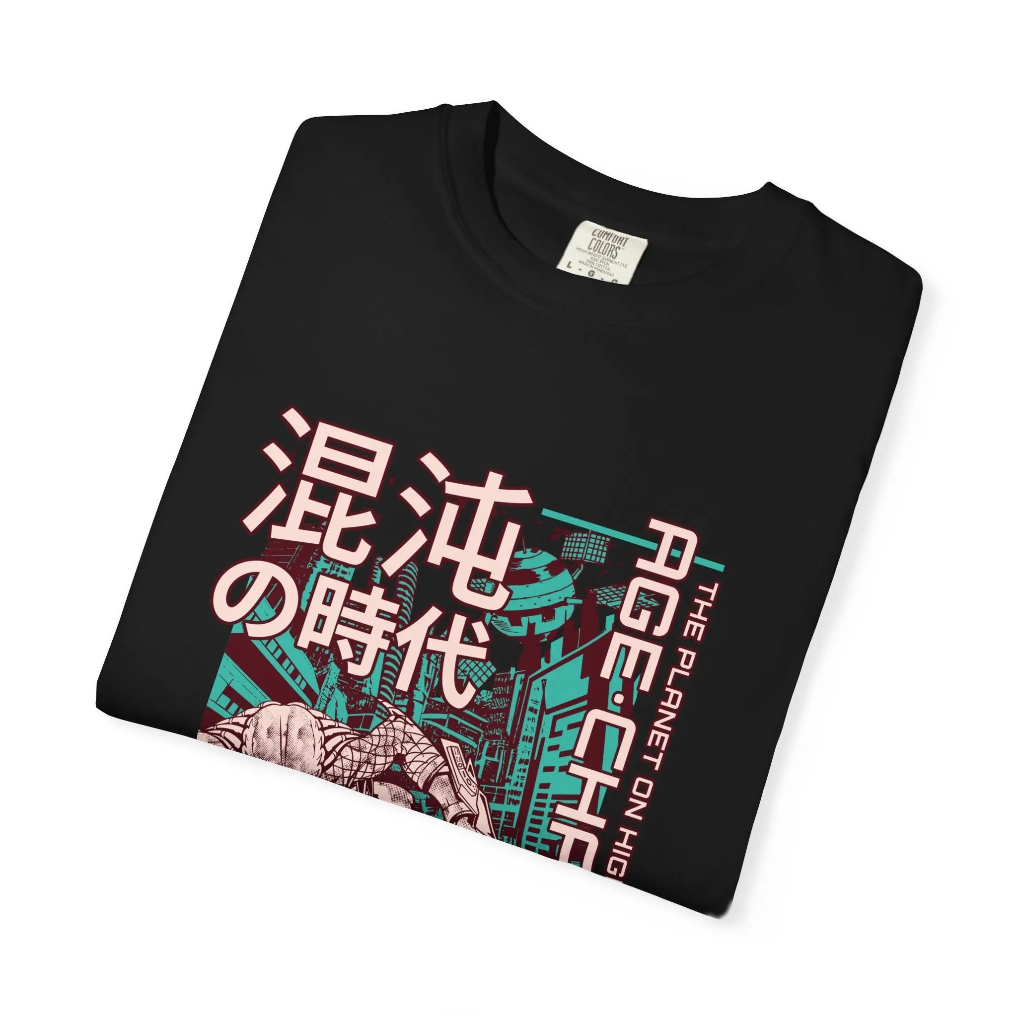 Cyberpunk Alien Tee - Anime Predator - Graphic Gift - Sinful Threads