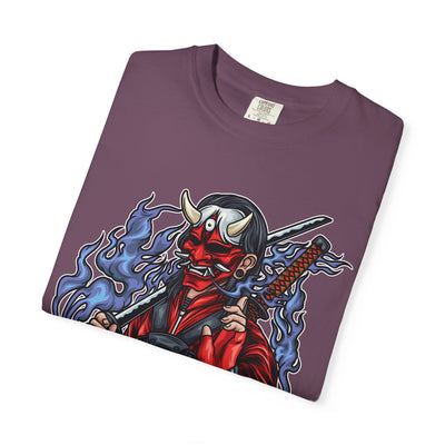 Oni mask tee - Samurai Demon Shirt - Warrior Gift - Sinful Threads