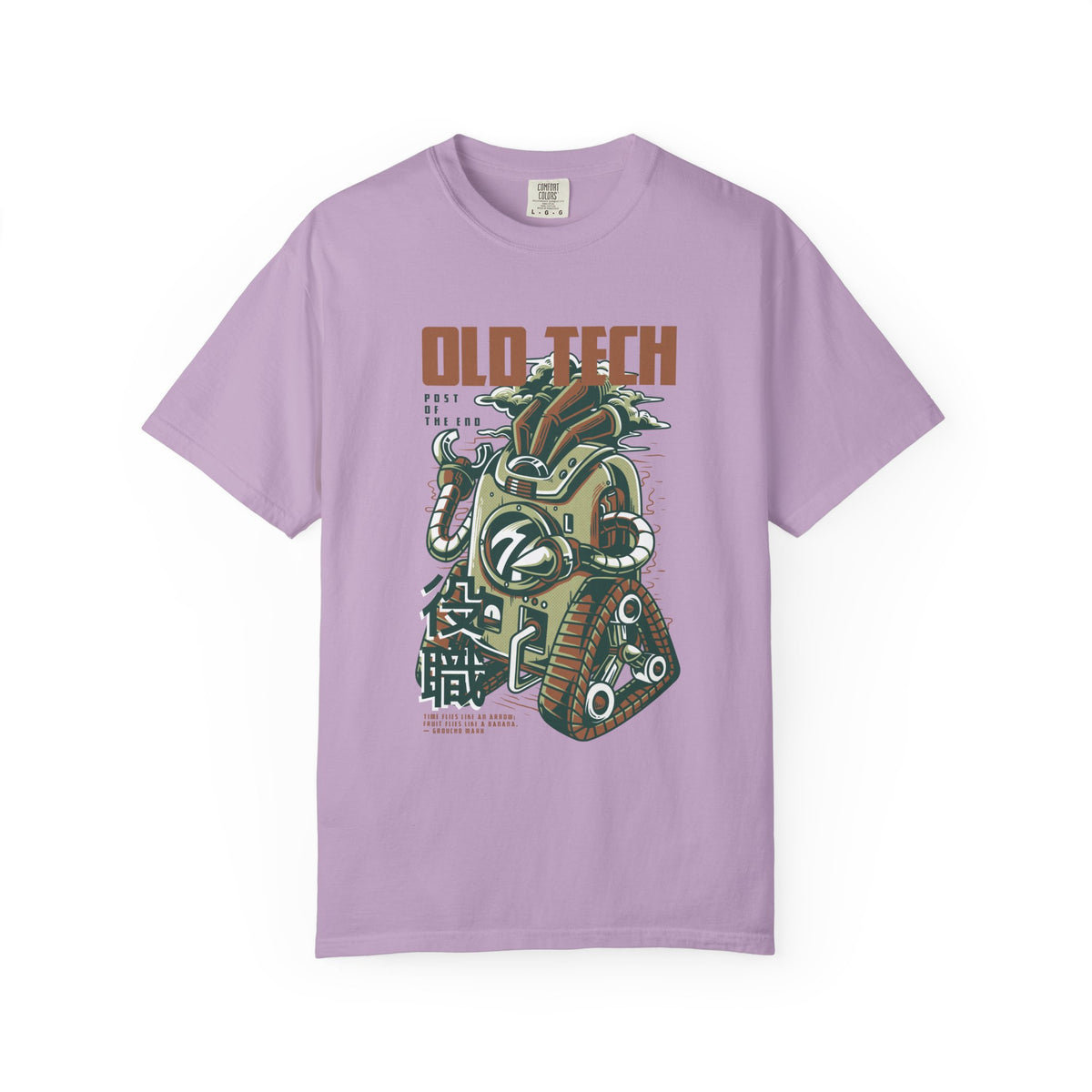 Vintage Robot Post Of The End Futuristic Style T-Shirt