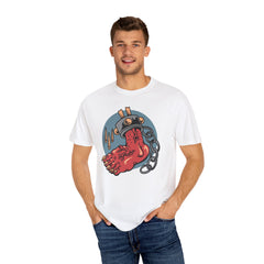Monster Horror Tee - Creepy Halloween Shirt - Chains Graphic