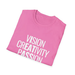 Vision Passion Hidden Message Shirt - Subtle Adult Humor Tee