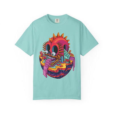 Fantasy Dragon Tee - Psychedelic Monument Valley Art Shirt - Sinful Threads