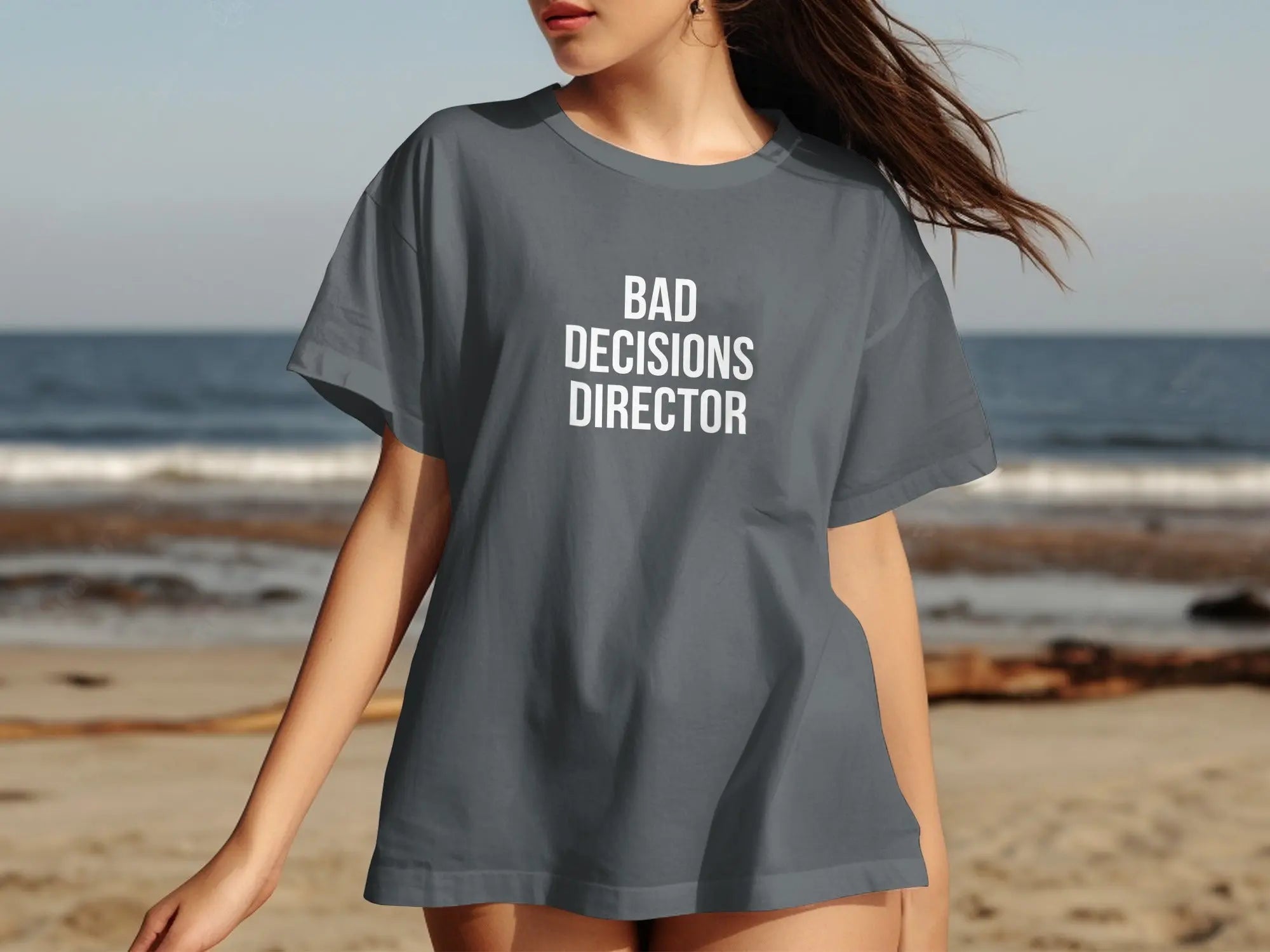 Bad Decisions Director Funny Text T-Shirt product