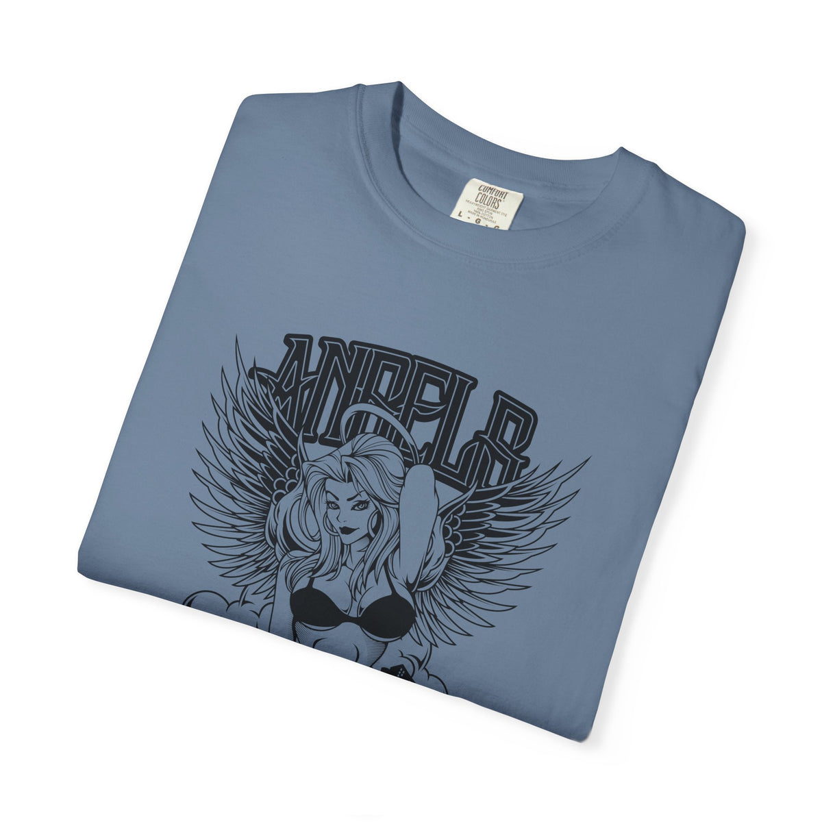 City of Angels Urban Angel Girl with Wings Graphic T-Shirt