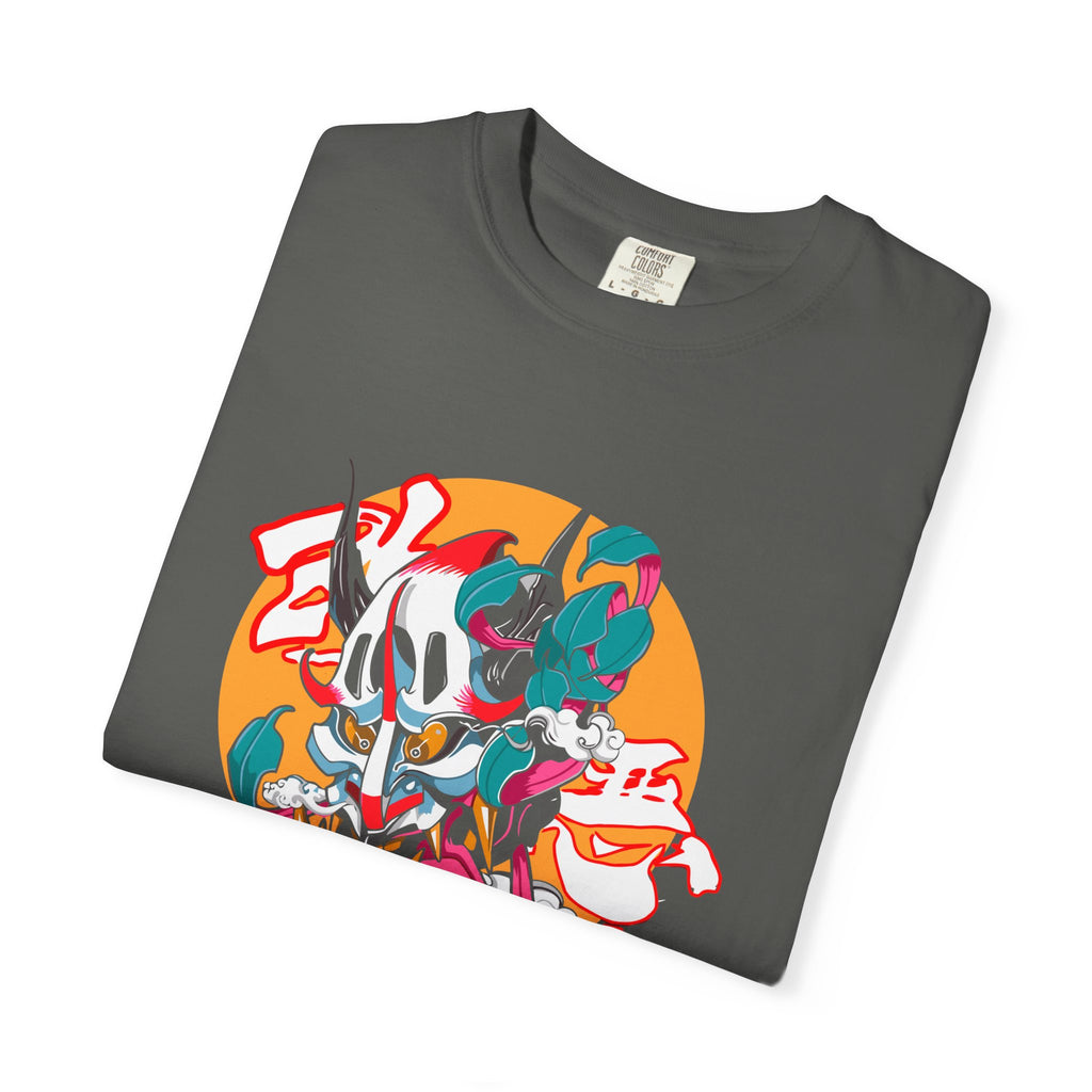 Oni Mask Japanese Demon Tee Uprising Art Streetwear - Sinful Threads