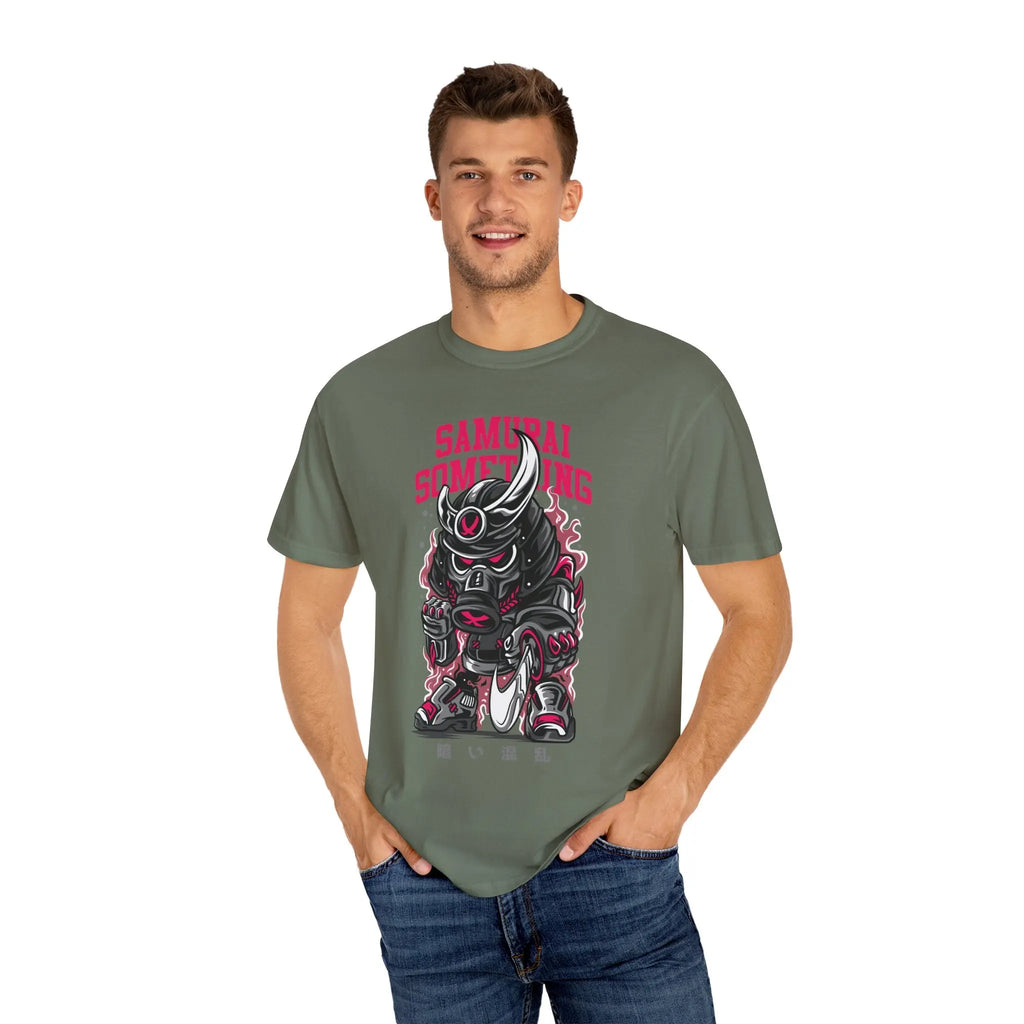 Samurai Something Dark Distressed Design T-Shirt - Sinful Threads