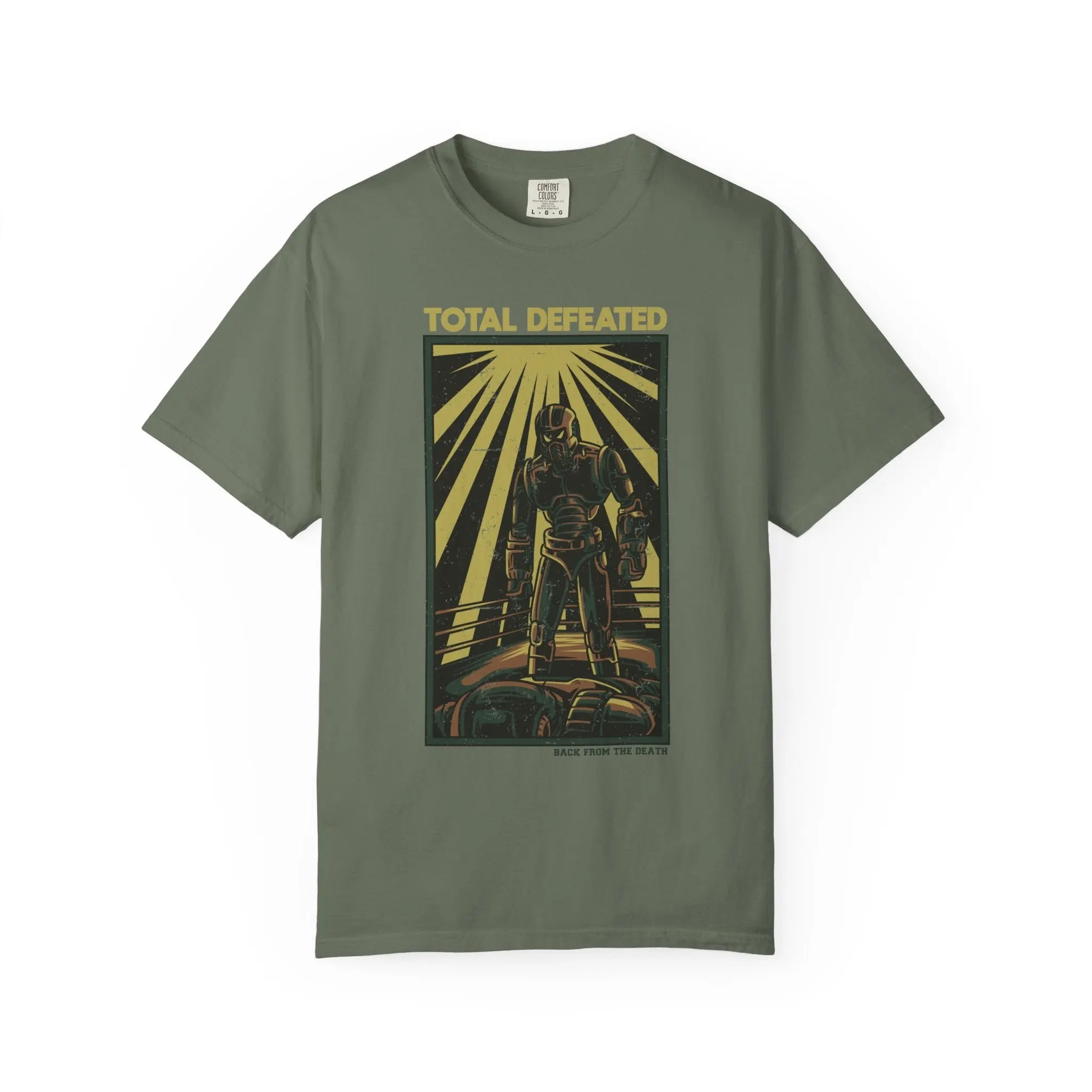 Total Defeated Back From The Death Graphic T-Shirt - Sinful Threads