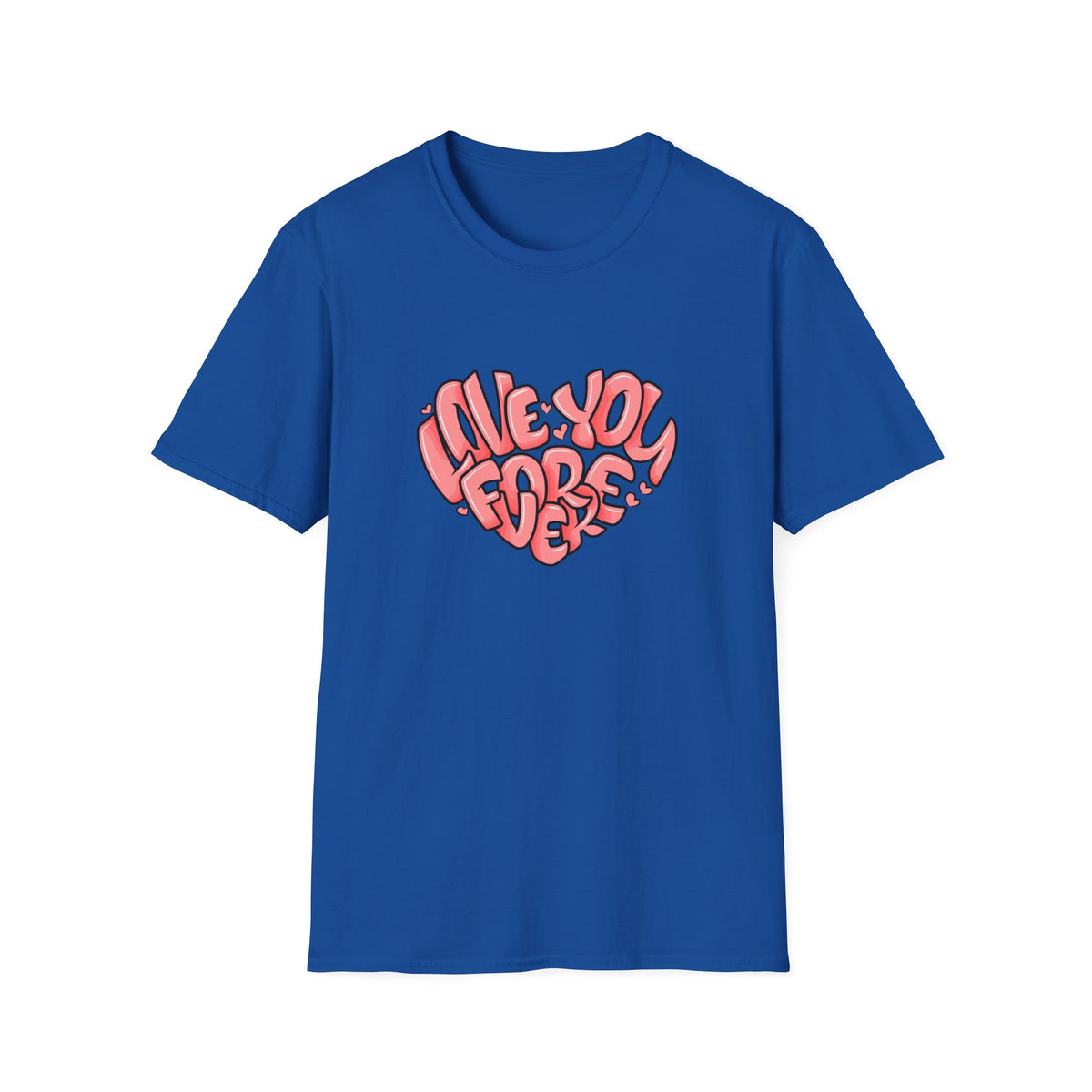 Love You Forever Heart Tee - Romantic Heart Graphic Tshirt - Sinful Threads