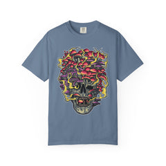 Mushroom skull shirt - fungi gothic tee - macabre gift