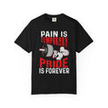Motivational T-Shirt – Pain is Temporary Pride Forever Printify