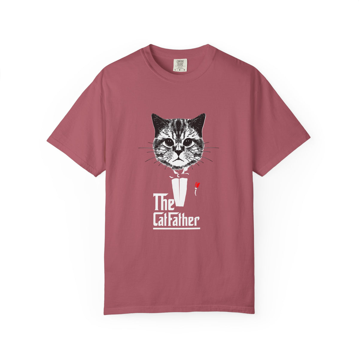 Cat Father Tee - Funny Kitten Shirt - Tuxedo Graphic Tee