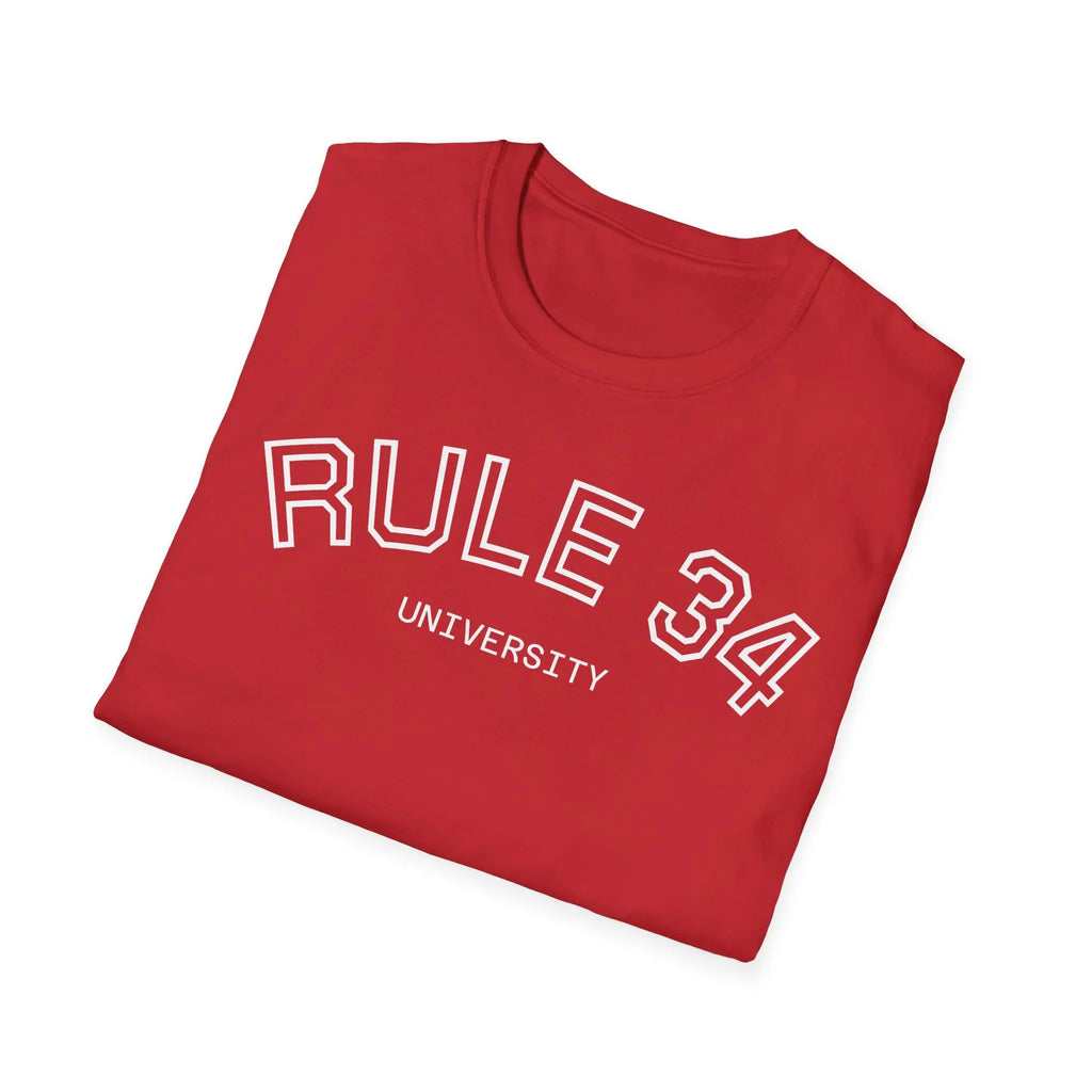 Rule 34 University Shirt - Funny Meme & Internet Culture Tee Printify