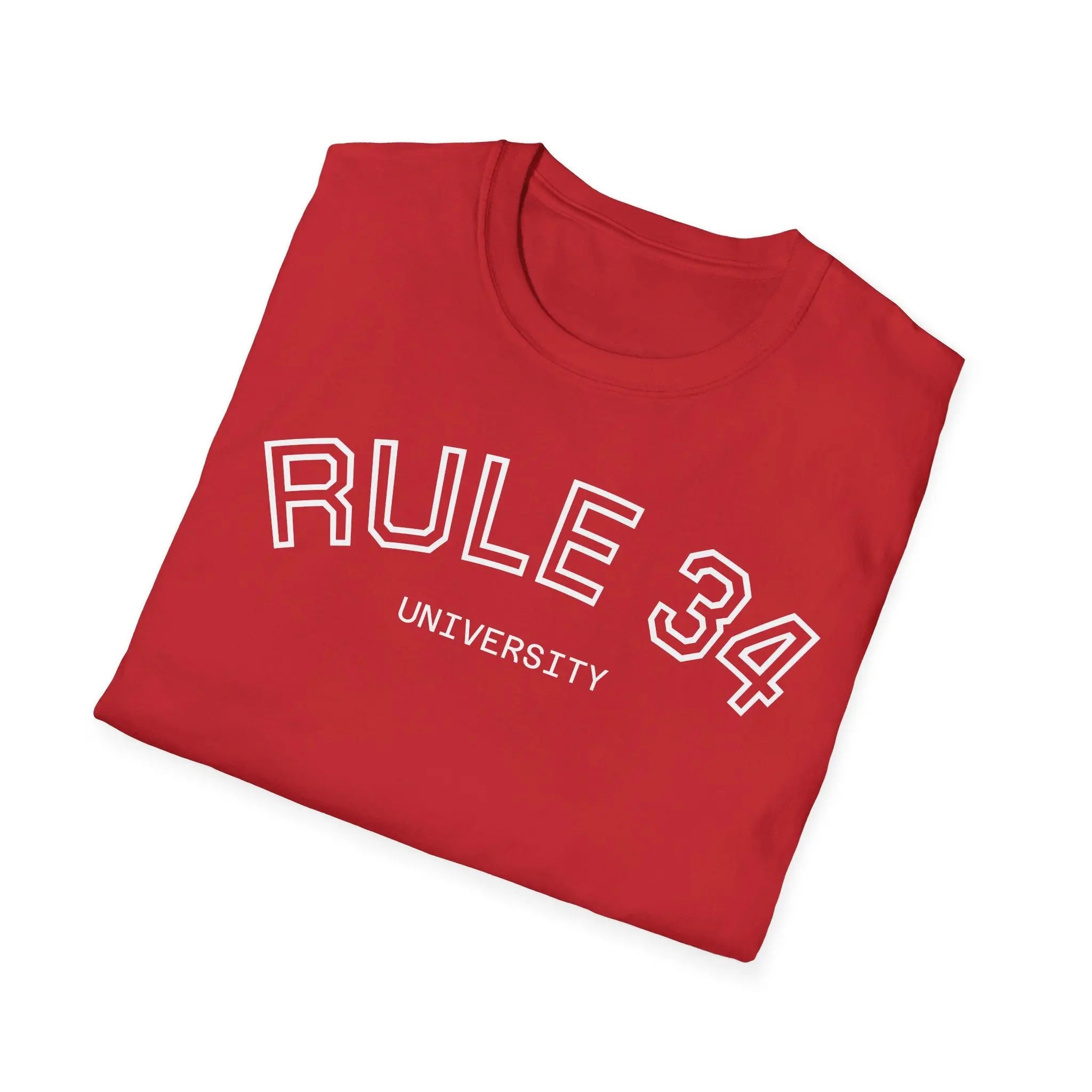 Rule 34 University Shirt - Funny Meme & Internet Culture Tee Printify