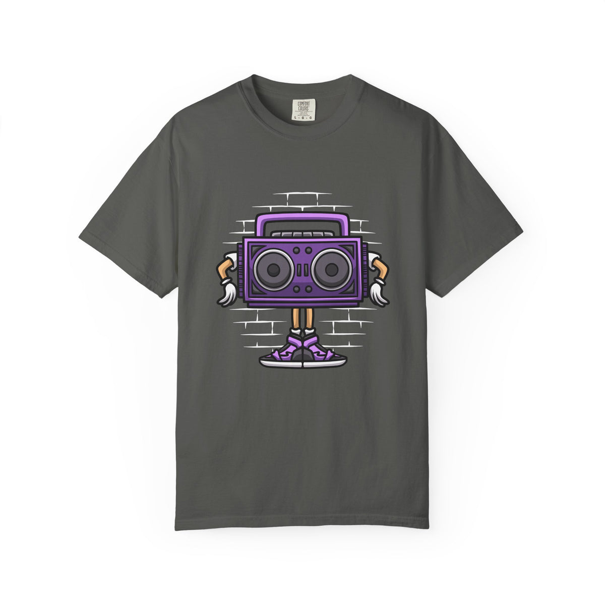 Retro Boombox Tee - Cartoon Radio Shirt - Vintage Gift