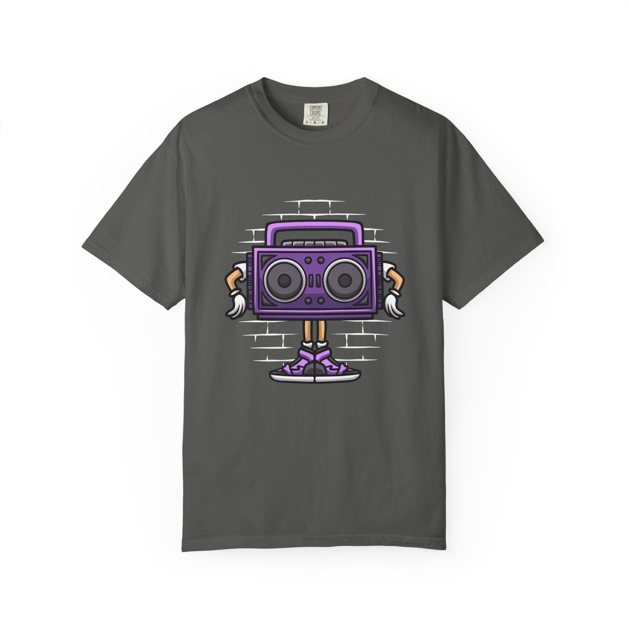 Retro Boombox Tee - Cartoon Radio Shirt - Vintage Gift - Sinful Threads