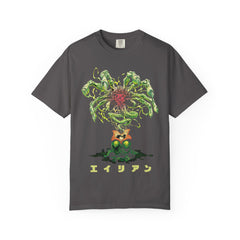 Retro Alien Tee - Japanese Horror Sci-Fi Vintage Urban Style