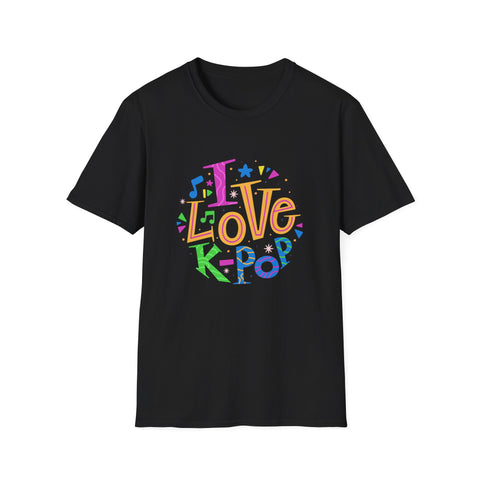 I Love K-Pop T Shirt - Korean Wave Fandom Pride & Culture
