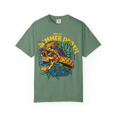 Pineapple Skull Tee - Tropical Skull Tee - Edgy Summer Gift