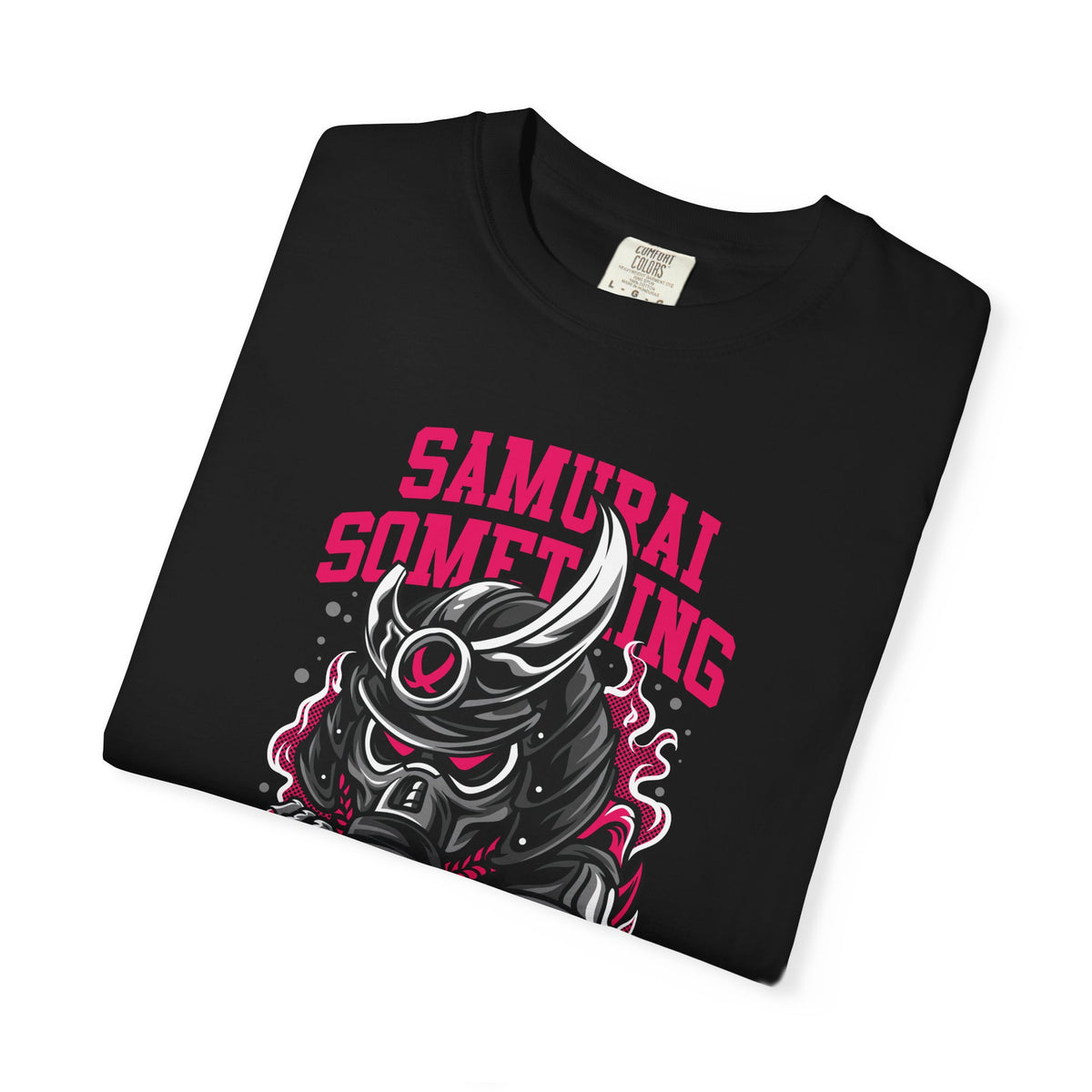 Samurai Something Dark Distressed Design T-Shirt