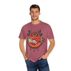Devil Tattoo Shirt - Deal With Devil Tee - Occult Clothing